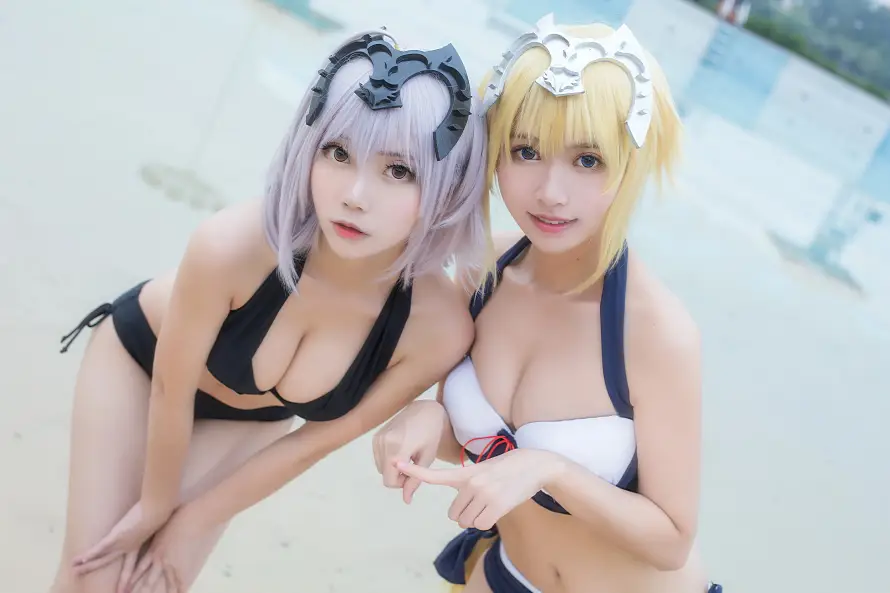 4k泳池壁纸 - 泳装 - 美女 - 贞德「哲风壁纸」 4k泳池壁纸 - 泳装 - 美女 - 贞德「哲风壁纸」