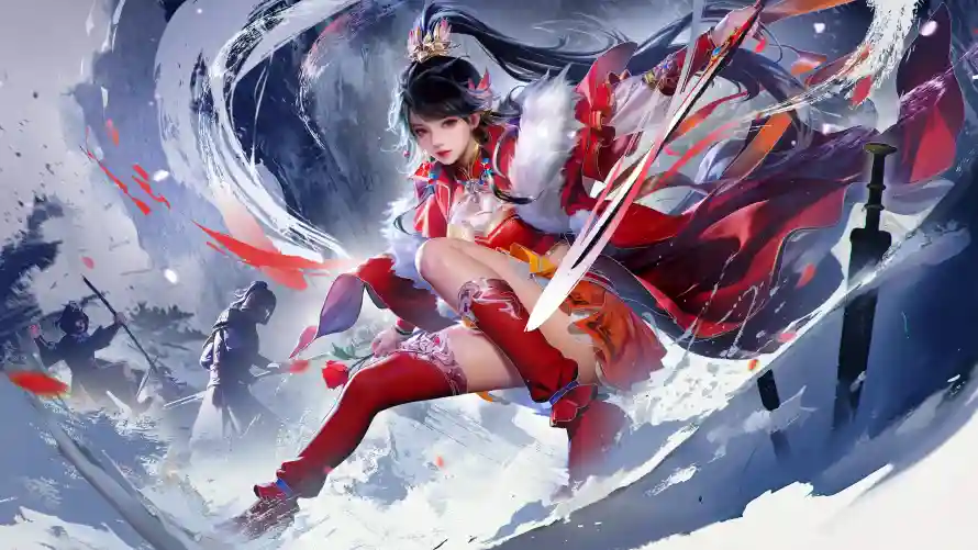 4k古风壁纸-三国杀与女将-游戏皮肤热门的壁纸「哲风壁纸」
