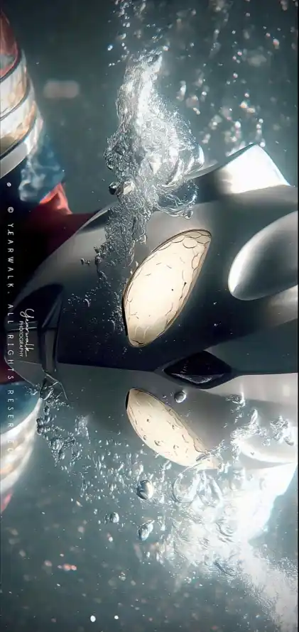 4k侧脸壁纸 - 光影 - 气泡 - 水波「哲风壁纸」