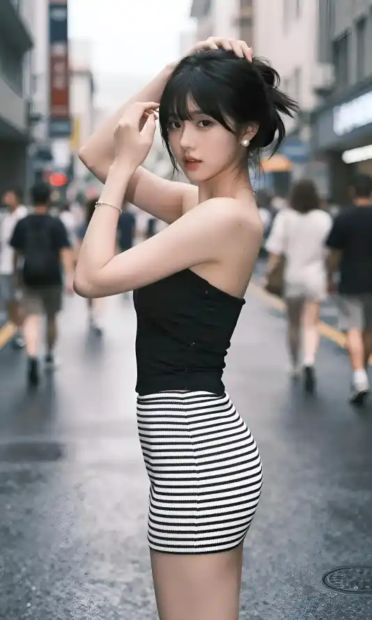 4k盘发壁纸 - 穿搭 - 竖屏 - 美女「哲风壁纸」