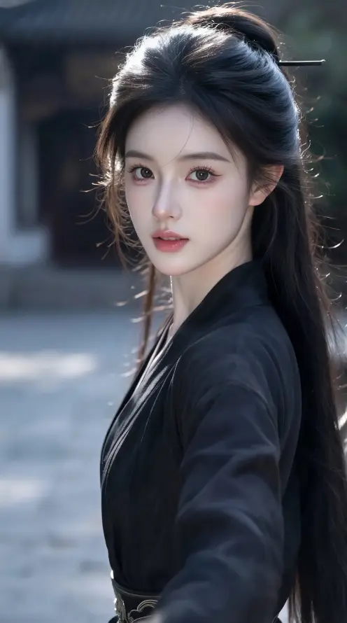 4k侠女壁纸 - 侧脸 - 发簪 - 古装「哲风壁纸」