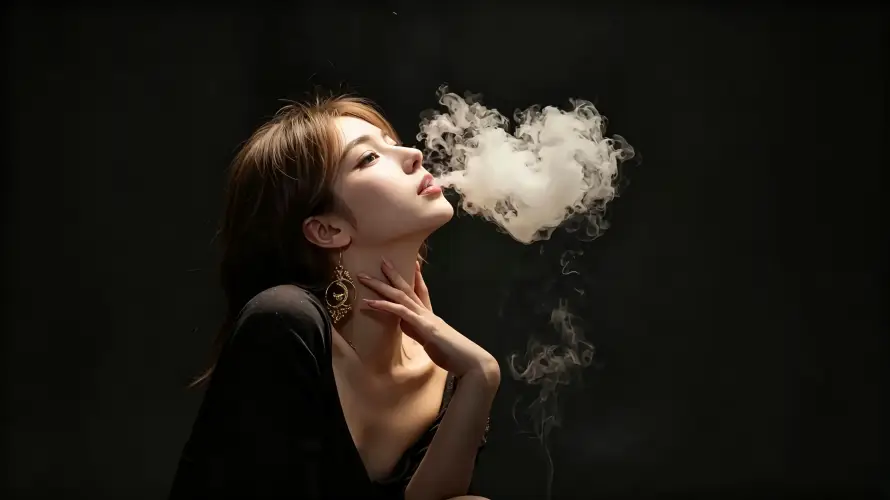 4k仰头壁纸 - 优雅 - 侧脸 - 写真「哲风壁纸」