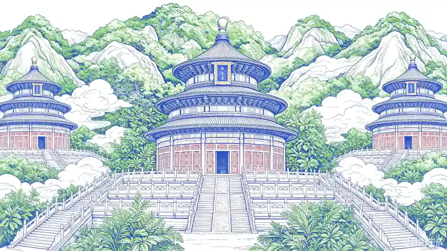 4k云雾壁纸 - 国风 - 天坛 - 好看「哲风壁纸」 4k云雾壁纸 - 国风 - 天坛 - 好看「哲风壁纸」