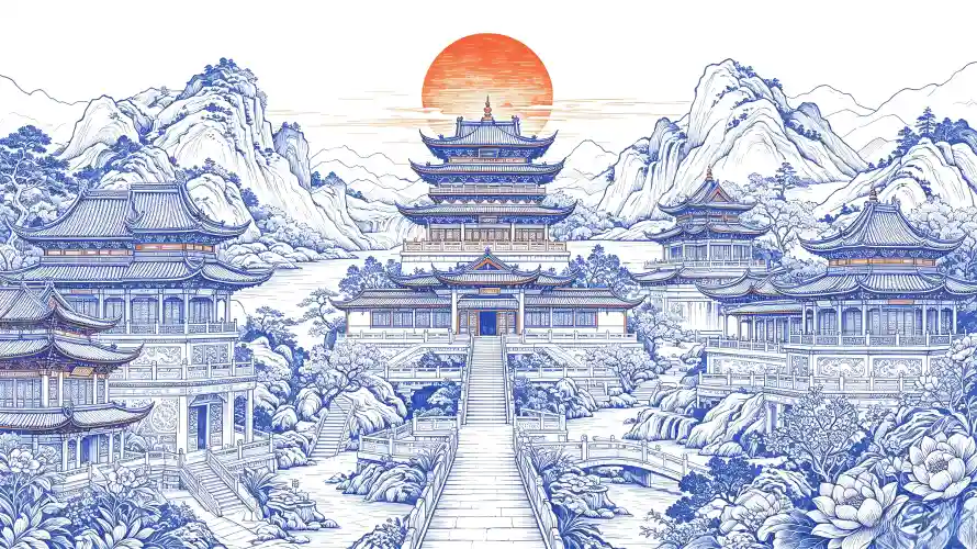 4k亭台壁纸 - 国风 - 山脉 - 楼阁「哲风壁纸」 4k亭台壁纸 - 国风 - 山脉 - 楼阁「哲风壁纸」