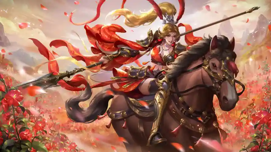 4k古风壁纸 - 女将 - 战甲 - 武将「哲风壁纸」