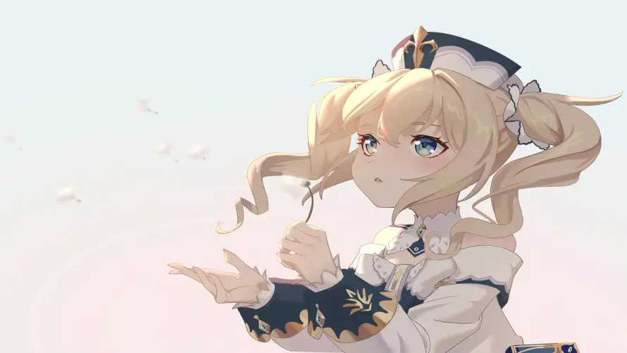 4k原神壁纸-少女 - 金发-二次元「哲风壁纸」