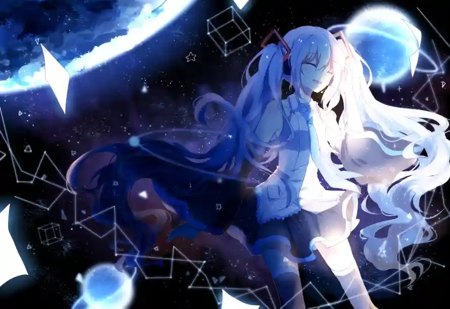 4k发光壁纸 - 宇宙 - 星球 - 星空「哲风壁纸」