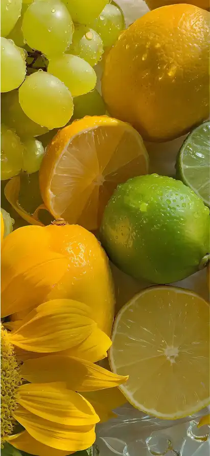 4k切片壁纸 - 新鲜 - 柠檬 - 橙子「哲风壁纸」