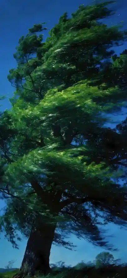 4k大树壁纸 - 户外 - 晴朗 - 枝叶「哲风壁纸」
