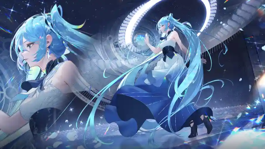 4k光效壁纸 - 动漫 - 星空 - 梦幻「哲风壁纸」