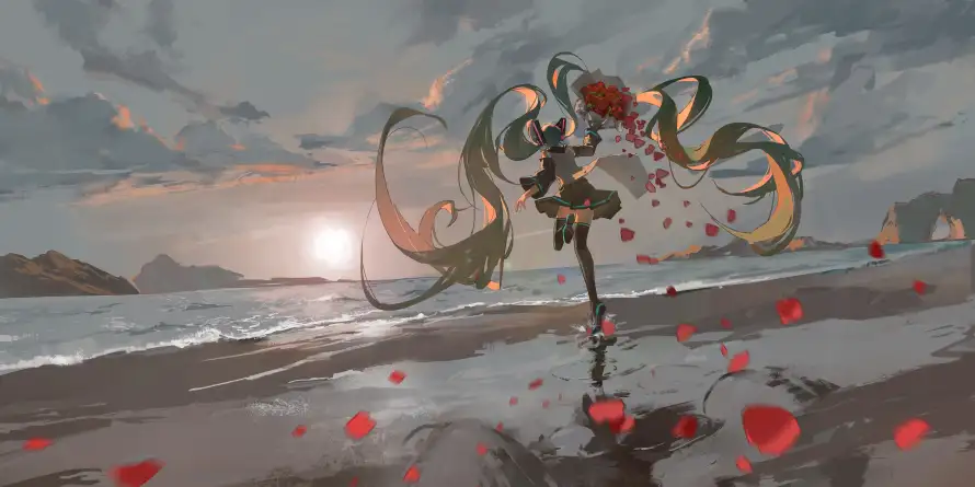 4k动漫壁纸 - 天空 - 少女 - 插画「哲风壁纸」 4k动漫壁纸 - 天空 - 少女 - 插画「哲风壁纸」