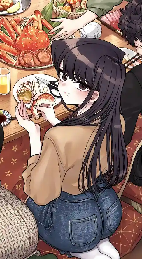 4k回头壁纸 - 少女 - 美食 - 聚餐「哲风壁纸」