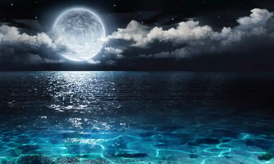 4k云朵壁纸 - 夜光 - 夜景 - 夜空「哲风壁纸」