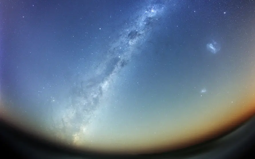 4k宇宙壁纸 - 夜空 - 星空 - 渐变「哲风壁纸」