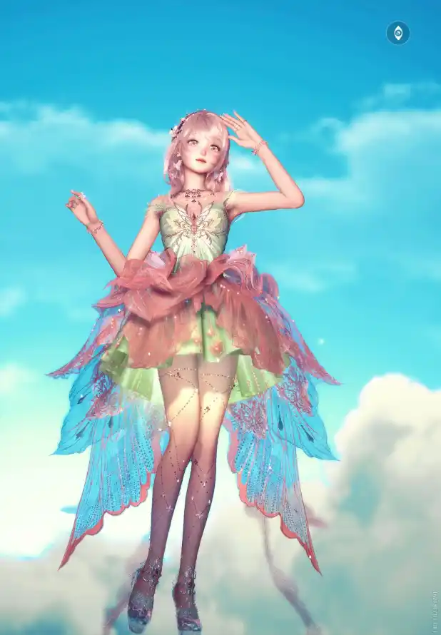 4k少女壁纸 - 晴空 - 浮空 - 白云「哲风壁纸」