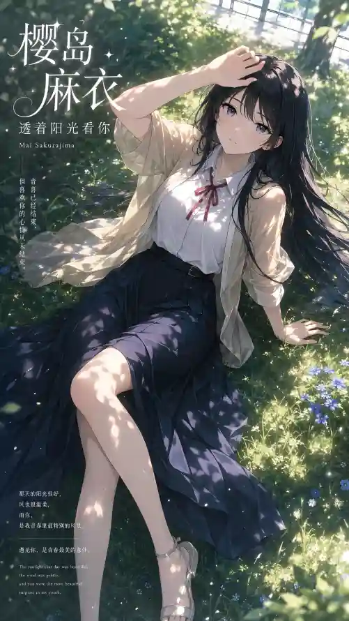 4k可爱壁纸 - 开衫 - 树荫 - 碎花「哲风壁纸」