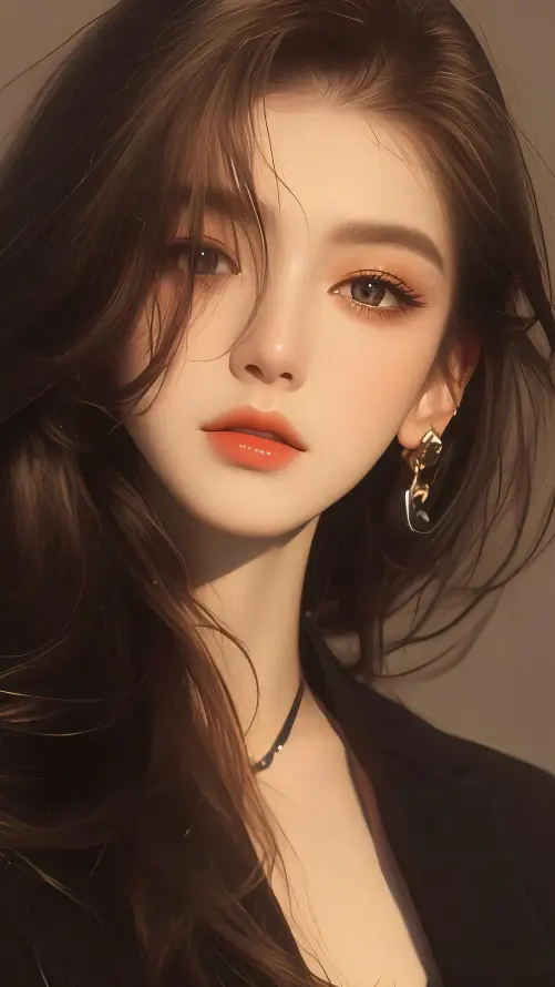 4k人像壁纸 - 卷发 - 御姐 - 美女「哲风壁纸」