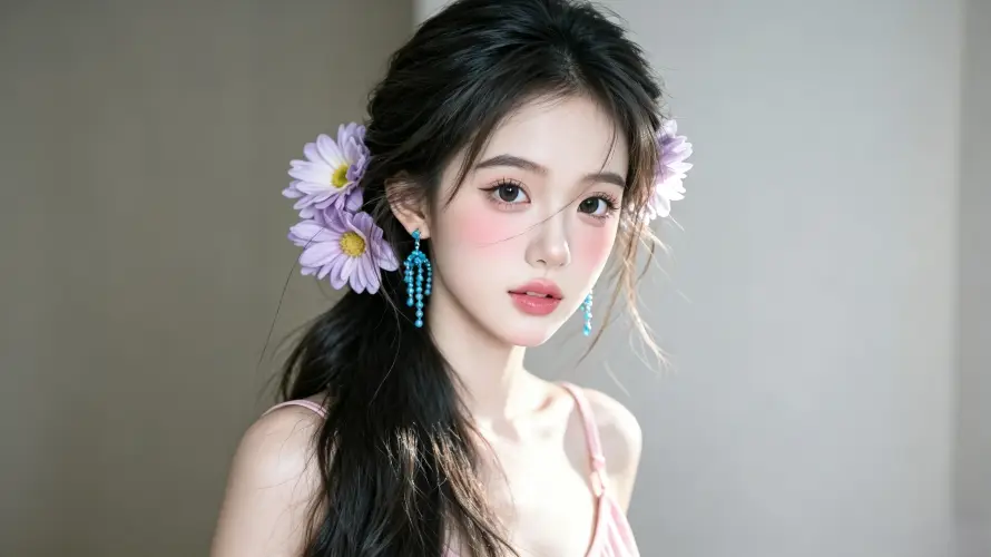 4k好看壁纸 - 锁骨 - 少女感 - 氛围感「哲风壁纸」