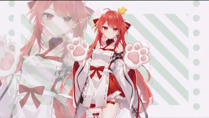 4k少女壁纸 - 猫娘 - 精选 - 红瞳「哲风壁纸」 4k少女壁纸 - 猫娘 - 精选 - 红瞳「哲风壁纸」