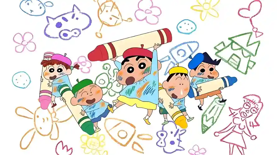 4k童趣壁纸 - 涂鸦 - 蜡笔 - 阿呆「哲风壁纸」