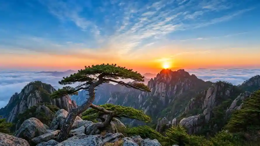 3k云海壁纸-山峦 - 山峰-岩石「哲风壁纸」
