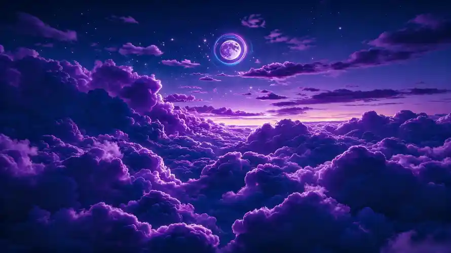4k云层壁纸 - 云端 - 夜景 - 夜空「哲风壁纸」