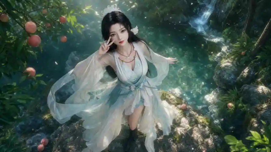 4k仙侠壁纸-古风 - 国漫-少女「哲风壁纸」