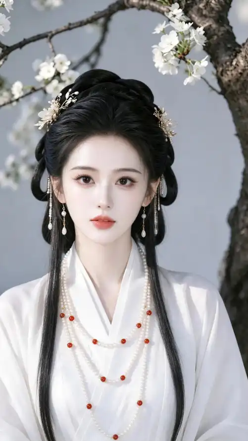 4k人像壁纸 - 发饰 - 古风 - 国风「哲风壁纸」