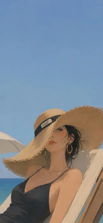 4k休闲壁纸 - 吊带 - 夏日 - 大海「哲风壁纸」