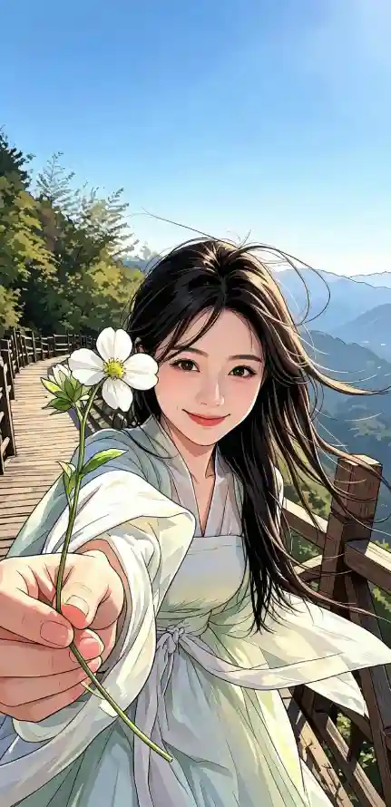 4k好看壁纸 - 手机 - 汉服 - 治愈「哲风壁纸」