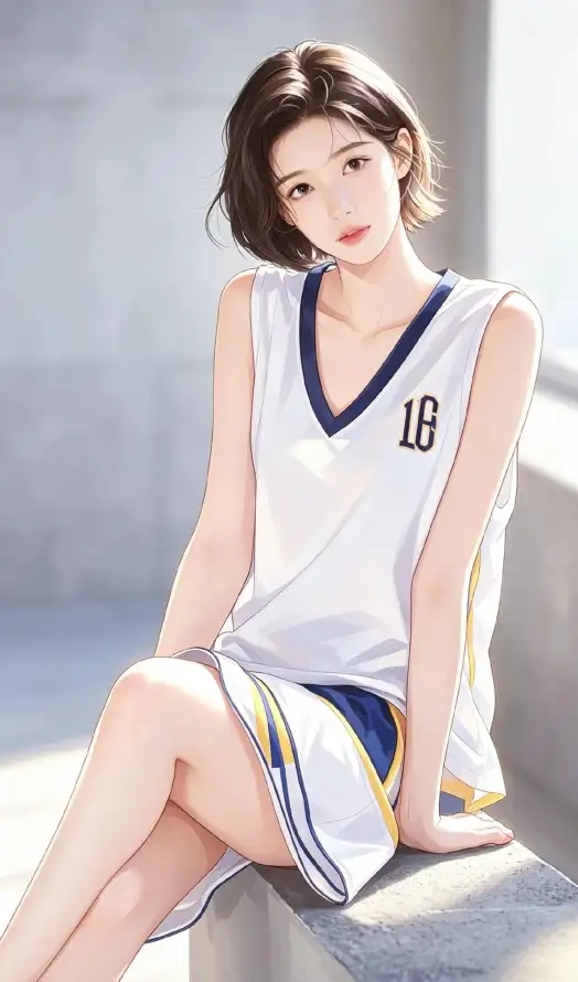 4k坐姿壁纸 - 女生 - 好看 - 手机「哲风壁纸」