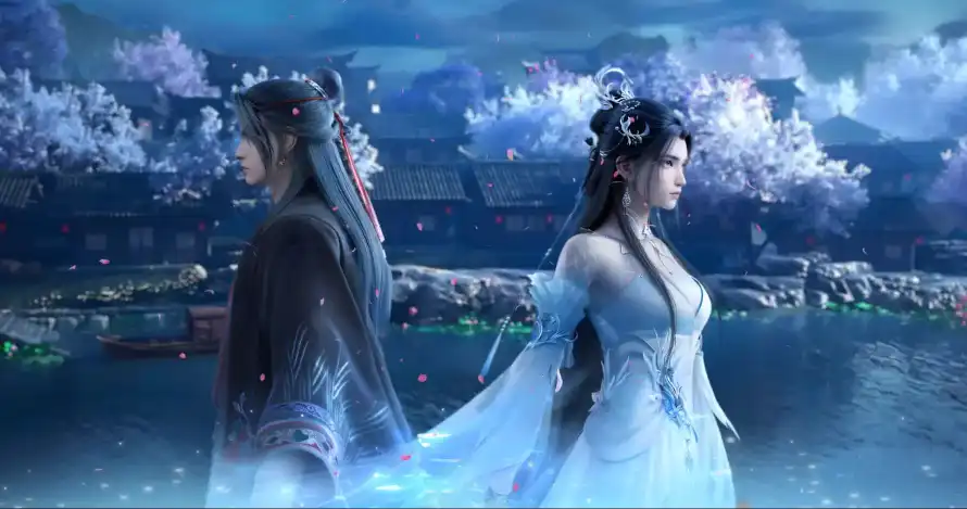2k仙侠壁纸-古风 - 国漫-夜景「哲风壁纸」