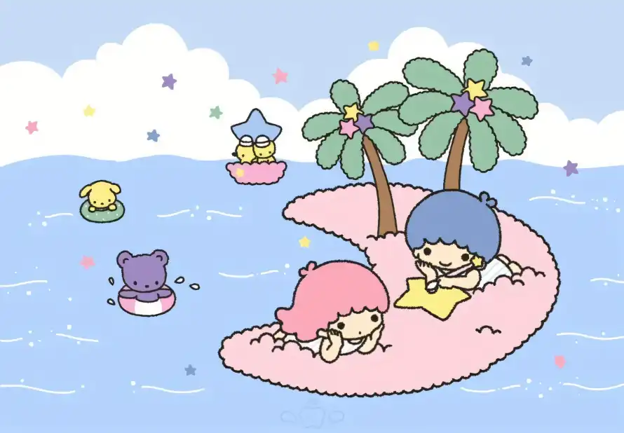 4k云朵壁纸 - 卡通 - 可爱 - 夏日「哲风壁纸」
