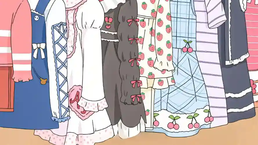 3k卡通壁纸-插画 - 格纹-樱桃「哲风壁纸」