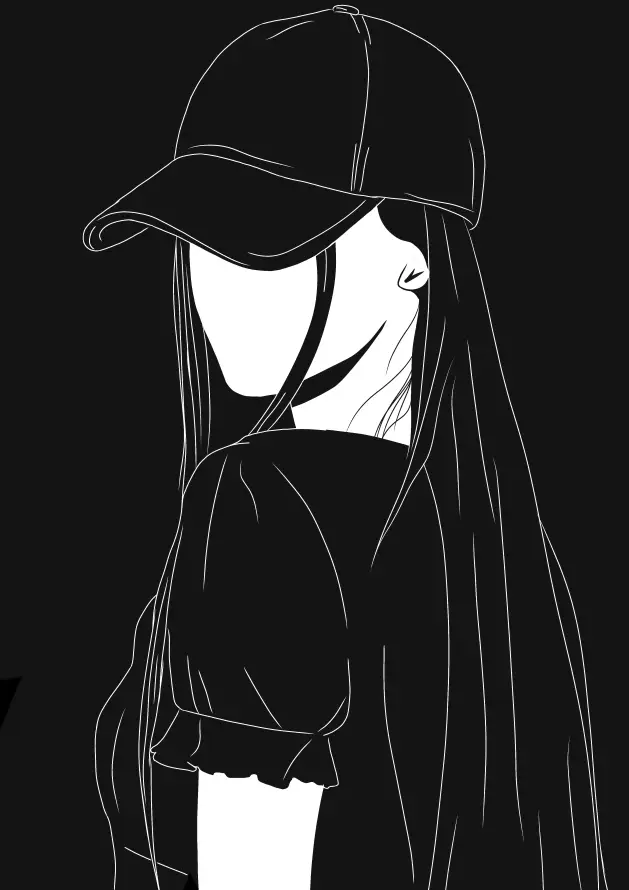 4k人物壁纸 - 侧脸 - 女孩 - 帽子「哲风壁纸」