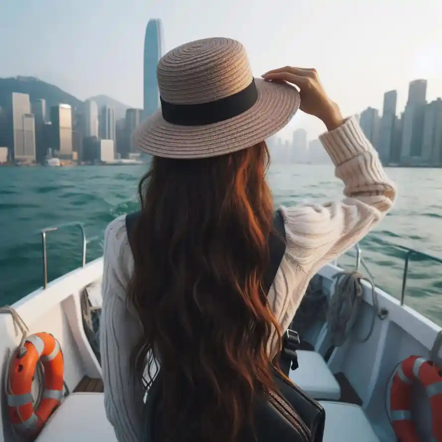4k女生壁纸 - 旅行 - 海景 - 海边「哲风壁纸」