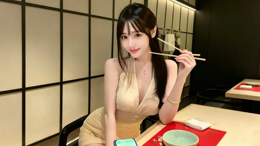 3k好看壁纸-探店 - 浅笑-甜妹「哲风壁纸」