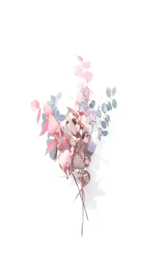 4k手绘壁纸 - 插画 - 文艺 - 枝叶「哲风壁纸」