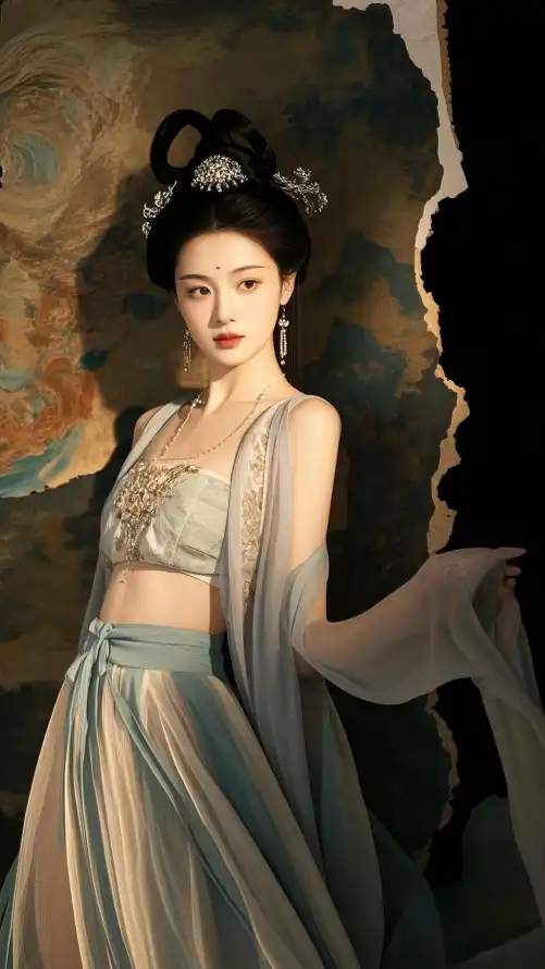 4k国风壁纸 - 好看 - 披帛 - 汉服「哲风壁纸」