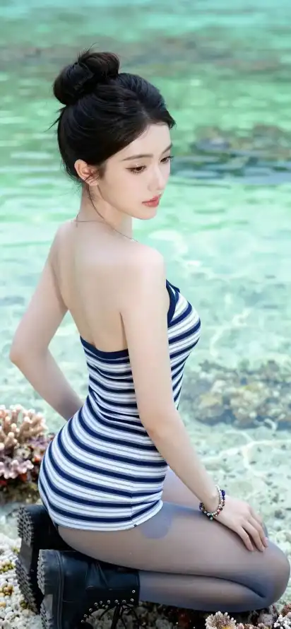 4k写真壁纸 - 坐姿 - 好看 - 度假「哲风壁纸」