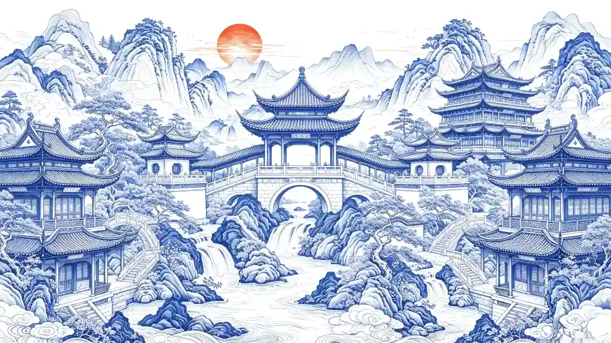 4k国风壁纸 - 好看 - 山峦 - 山水「哲风壁纸」