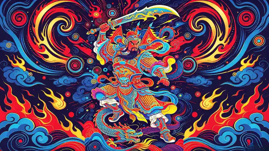 4k国风壁纸 - 好看 - 彩绘 - 武将「哲风壁纸」