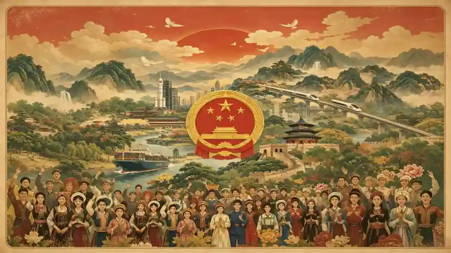 4k国徽壁纸 - 好看 - 山河 - 高铁「哲风壁纸」