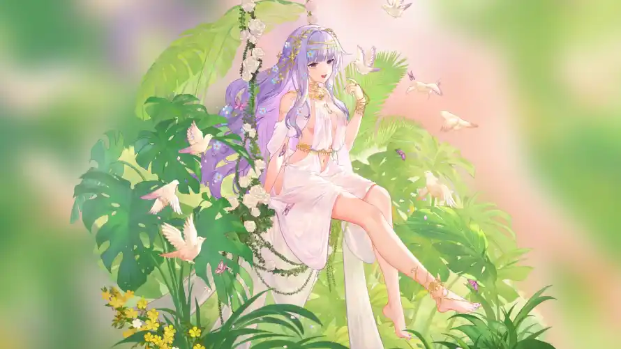 4k插画壁纸-春日 - 清新-白花「哲风壁纸」