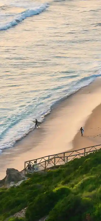 4k栈道壁纸 - 沙滩 - 海岸 - 海景「哲风壁纸」