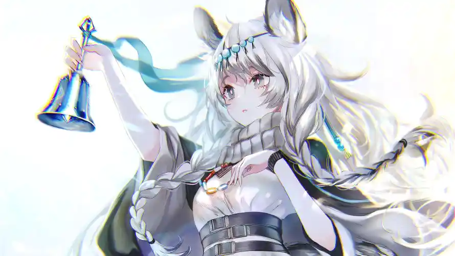 7k兽耳壁纸-初雪 - 少女-插画「哲风壁纸」