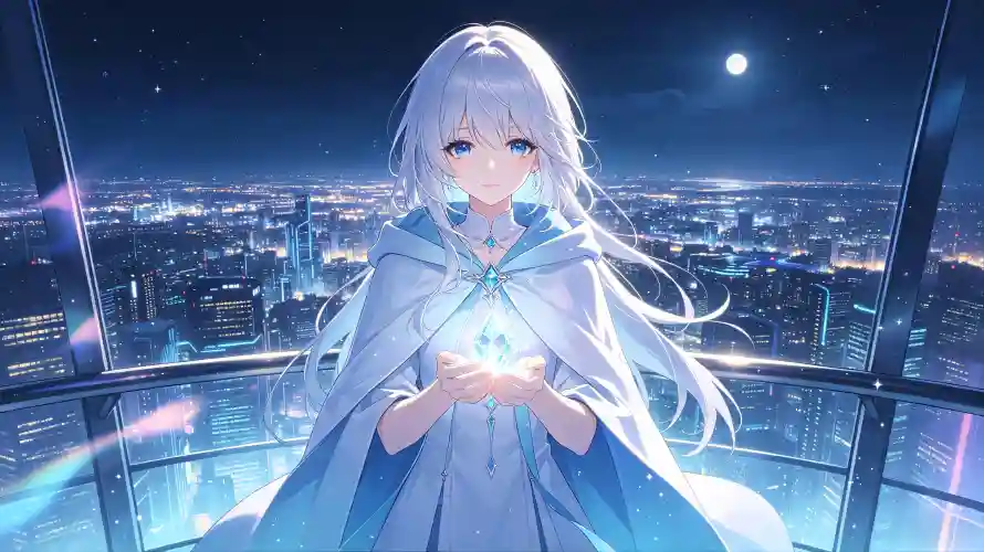 4k城市壁纸-夜景 - 托光-斗篷「哲风壁纸」