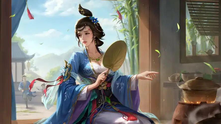 4k仕女壁纸 - 竹 - 粥 - 古典「哲风壁纸」 4k仕女壁纸 - 竹 - 粥 - 古典「哲风壁纸」