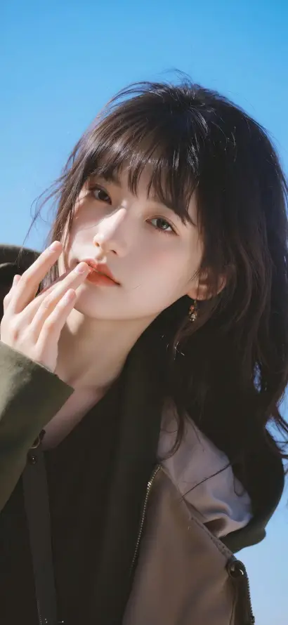 4k外套壁纸 - 女生 - 少女 - 户外「哲风壁纸」