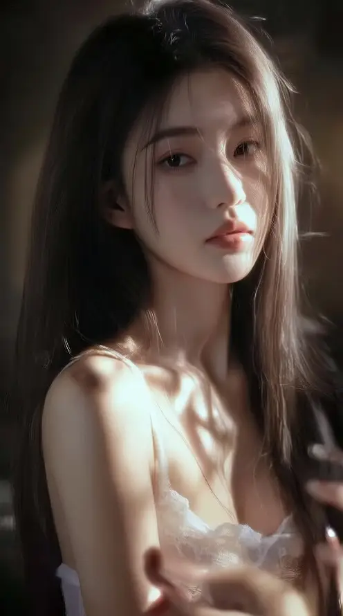 4k人像壁纸 - 侧脸 - 光影 - 写真「哲风壁纸」